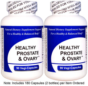 Healthy Prostate & Ovary (180 Caps in 2 Bottles) with Crinum Latifolium