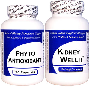 Kidney Health Kit #3 (1 Kidney Well II, 1 Phyto Antioxidant)