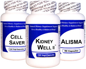 Poly Kidney Cyst-Free Health Kit (1 Kidney Well II, 1 Cell Saver, 1 Alisma)