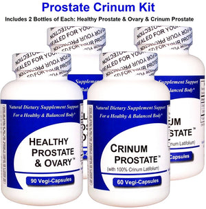 The Prostate Crinum Kit (2 Healthy Prostate & Ovary, 2 Crinum Prostate)