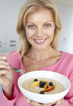 Woman with Oatmeal