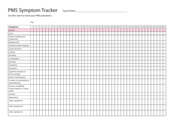 Thumbnail of symptom tracker chart.